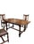 Art Nouveau 1950s English Barley Twist Drop-Leaf Dining Set For Sale - Image 3 of 9
