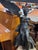 Antique 1900s Large Victory Bronze Statue on Marble Base Snakes Symbol Triumph Over Evil For Sale - Image 9 of 15