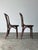 Bentwood Oak Café Chairs W/ Rose Floral Seats, 1933 World's Fair — Set of 7 For Sale - Image 13 of 17