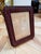 Burgundy Picture Frame Signed Antonio Scarpa For Sale In Los Angeles - Image 6 of 6
