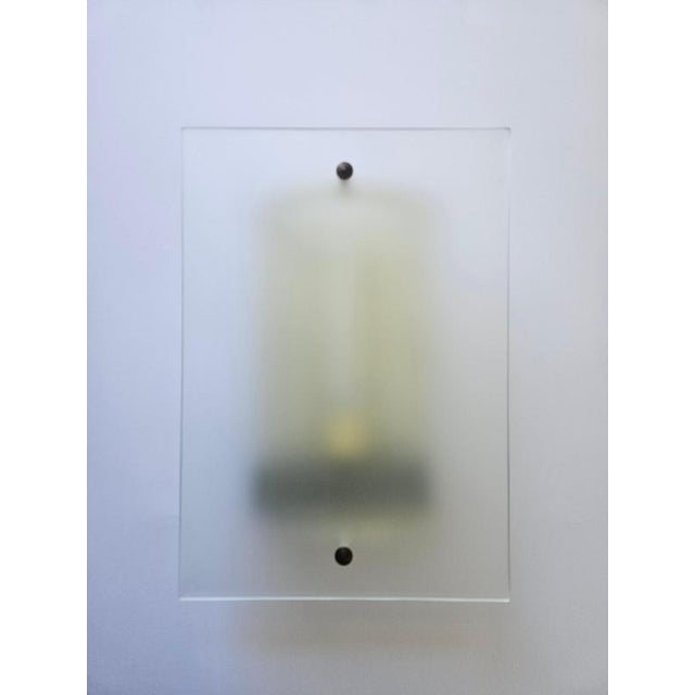 Mid-Century Glass Wall Lamps, Germany, 1970s, Set of 2 For Sale - Image 6 of 10