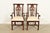 A gorgeous pair of Georgian or Chippendale style armchairs or dining captain chairs By Thomasville USA, Late 20th Century...