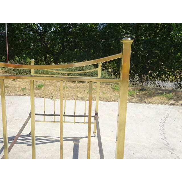 Antique Bed in Gilt Brass, 1890s For Sale - Image 15 of 18