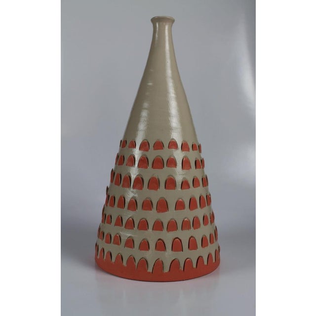Terracotta Vase 21 by Mascia Meccani for Meccani Design For Sale - Image 6 of 6