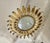 1960s Spanish Solar Crown Sunburst Fixture Gilt Paint Metal , 1960 For Sale - Image 5 of 8