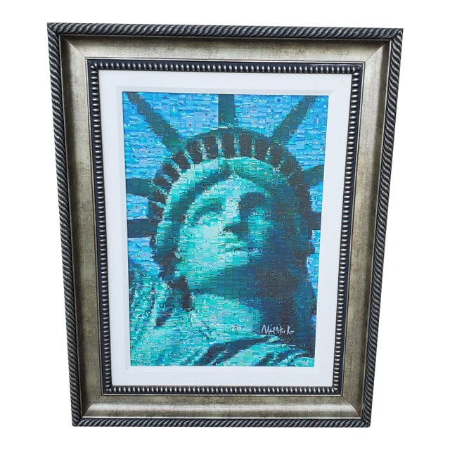 Neil J. Farkas "Face of Liberty" Serigraph on Canvas Limited Edition, Framed For Sale