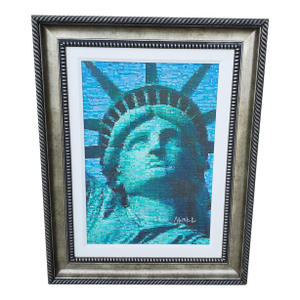 Neil J. Farkas "Face of Liberty" Serigraph on Canvas Limited Edition, Framed