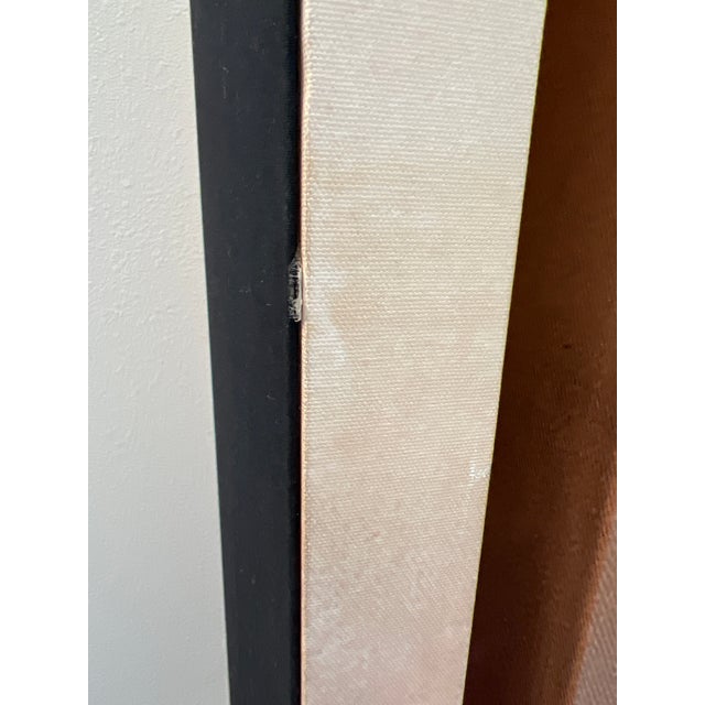 1990s V. Klauss "Ballerina" Folding Canvas Screen, 20x72, Signed and Numbered For Sale - Image 9 of 15