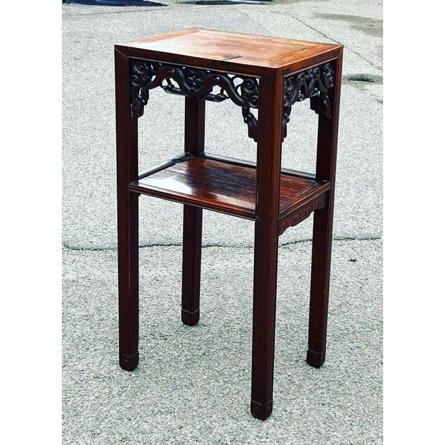 Antique Chinese Jardiniere Hardwood Stand For Sale - Image 14 of 14