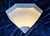 White Vintage Flat Ceiling Lamp with White Metal Base and Opaque White Glass Shade from Glashütte Limburg, 1980s For Sale - Image 8 of 8