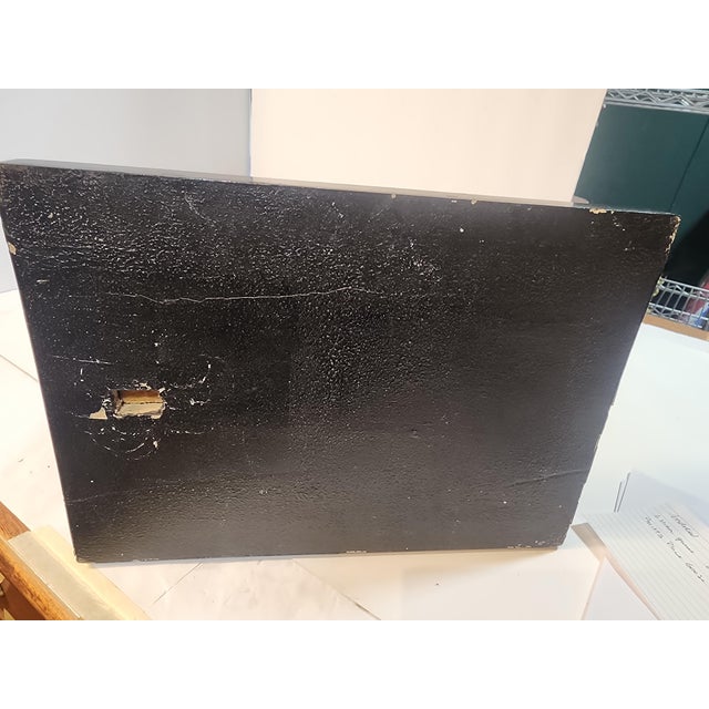 Black Antique Japanese Sword Stand: Black Lacquer With Abalone Inlay For Sale - Image 8 of 10