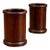Set of two Brazilian Mid-Century Modern Pen Holders in Rosewood, Jupanam, 1960s - Lot 739 For Sale