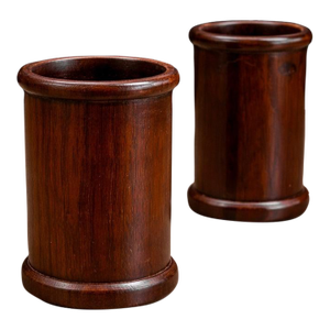 Set of two Brazilian Mid-Century Modern Pen Holders in Rosewood, Jupanam, 1960s - Lot 739