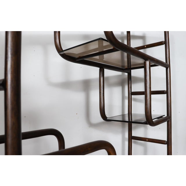 Mid-Century Modern Large Vintage French Room Divider in Bamboo from Ludvík Volák, 1980s For Sale - Image 3 of 5