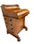 Victorian English Davenport Burl Wood Desk with Secret Compartment For Sale - Image 6 of 10