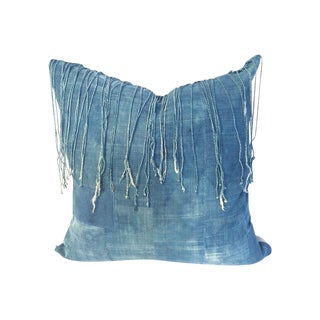 Vintage African Indigo Pillow For Sale