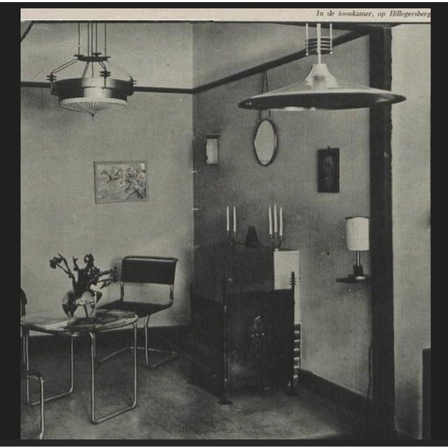 Modernist Pendant Light by Siem van den Hoonaard, 1931 For Sale - Image 4 of 5