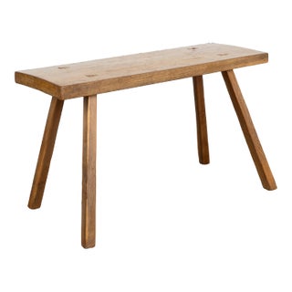 Rustic Console Table With Peg Legs, Hungary Circa 1890 For Sale
