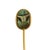 Late 19th Century Egyptian Revival 14 K Gold Scarab Stick Pin C 1880 For Sale - Image 5 of 6