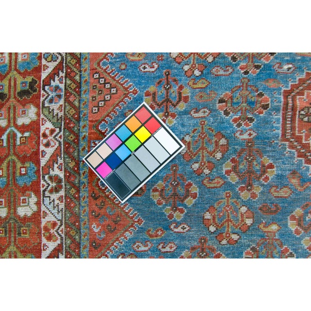 Textile 1900s Antique Medallion Hand-Knotted Rug For Sale - Image 7 of 11