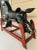 Wood Steel Glider Horse Circa 1930 Corcoran Manufacturing Company Black Beauty Green Arrow Line Very Rare For Sale - Image 7 of 12