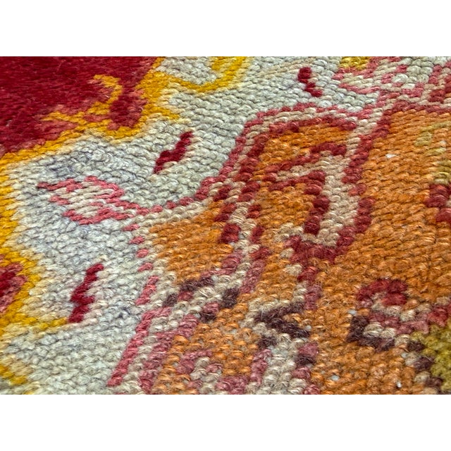 5ft 9in × 7ft 7in Turkish Patchwork Area Rug For Sale - Image 9 of 12
