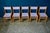 Vintage Octagonal Children's Table & Chairs in Beech and Lilac Formica, 1970s, Set of 6 For Sale - Image 16 of 18
