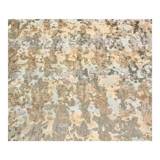 Caracole Modern Multi-Colored Earth Tone Abstract Camo Designer Fabric - 10 Yards For Sale