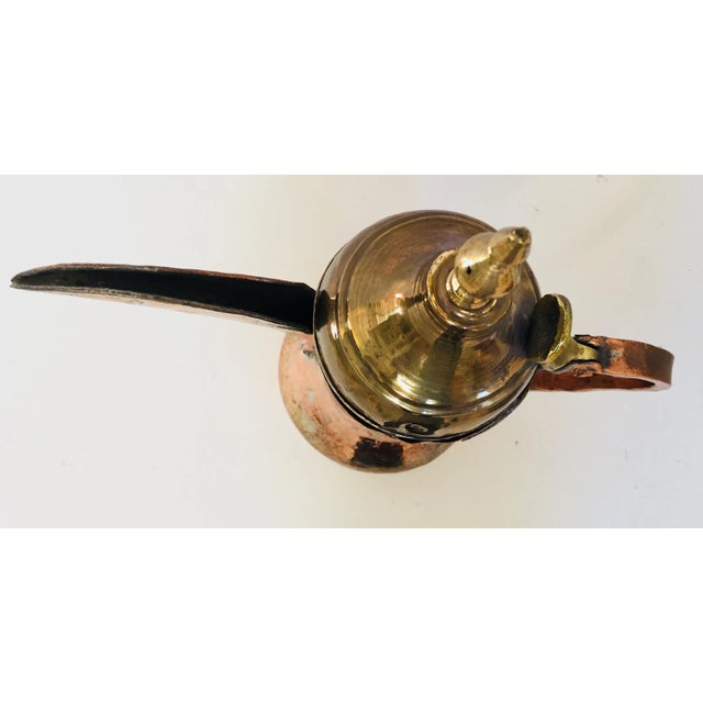 Coffee Middle Eastern Dallah Arabic Copper Coffee Pot - 1 For Sale - Image 8 of 12