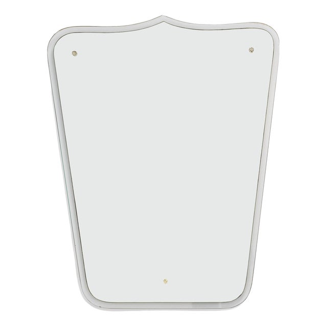 Minimalist Mirror with Transparent Frame by Max Ingrand for Fontana Arte, 1965 For Sale