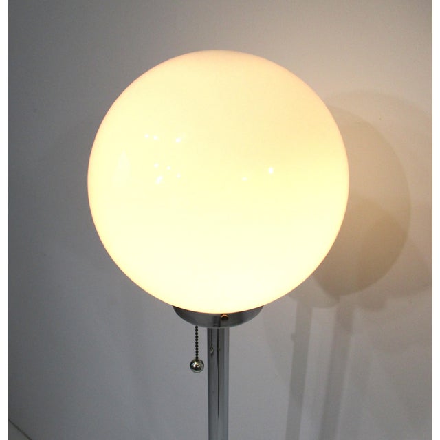 Mid-Century Modern 70's Chrome Floor Lamp in the Style of Verner Patton For Sale - Image 3 of 7