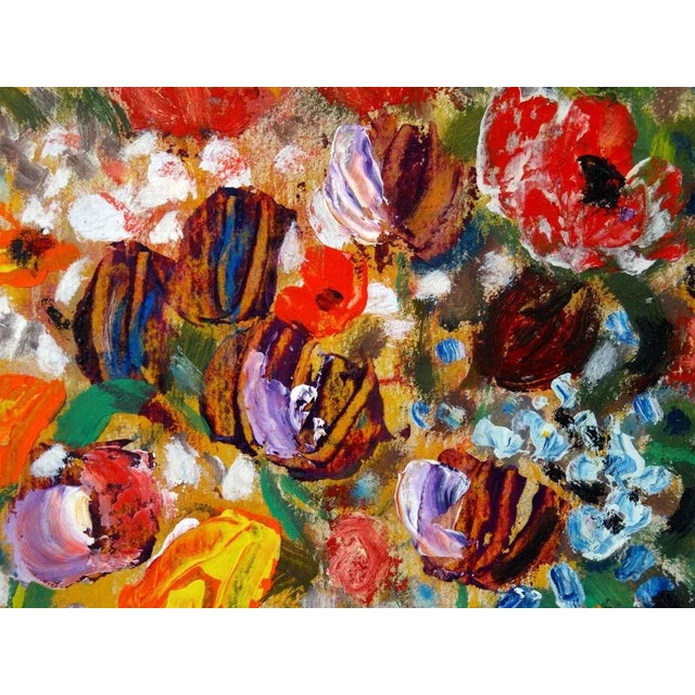 Uldis Krauze, Cheerful Bouquet, 2000s, Oil on Board For Sale - Image 3 of 4