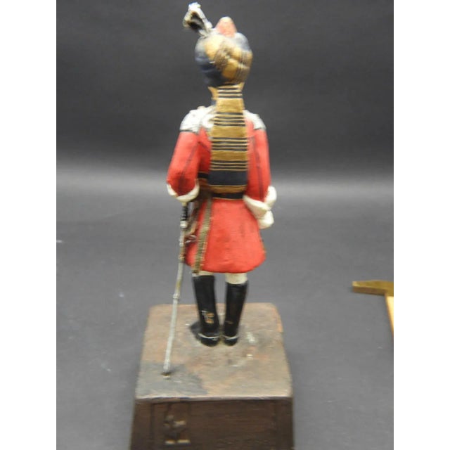 1950s Sentry Box Reed England British Officers Figurines Hussars Lancers Signals - Set of 3 Cast Metal For Sale In Monterey, CA - Image 6 of 8