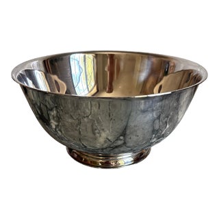 1970s Paul Revere Silverplate 10" Bowl by Oneida For Sale