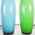 Green and Blue Art Glass Vases from Egermann, 1980s, Set of 2 For Sale - Image 4 of 12