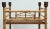 Vintage Scorched Bamboo Four Tier Bookshelf Etagere For Sale - Image 10 of 10