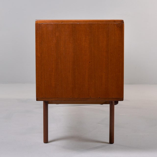 Mid-Century Younger Teak Cabinet With Open Gridwork Doors For Sale - Image 9 of 13