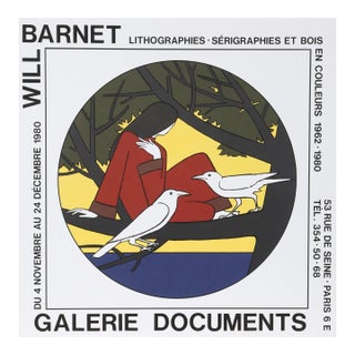 Galerie Documents (Circe II), Will Barnet Serigraph Poster For Sale
