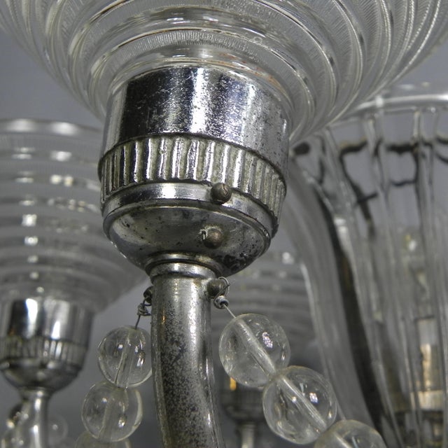 Art Deco Hanging Lamp by G. Leleu, 1930s For Sale - Image 17 of 18