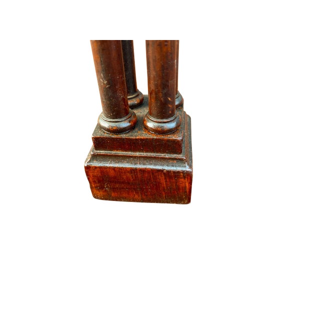 George III Style Burl Walnut and Mahogany China Table Attributed to Gillow For Sale - Image 10 of 11