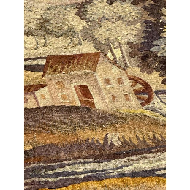 Antique French Aubusson Tapestry, 1890s For Sale - Image 16 of 18
