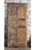 Mid-Century Modern Antique Distressed Green Carved Wood Door – Rustic Hinged or Barn Door 80x35 For Sale - Image 3 of 4