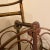 1970s Vintage Large Brass Like Bicycle Wine Bottle Rack For Sale - Image 5 of 6