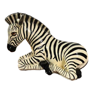 1970’s Marwal Industries Large Scale Zebra Molded Resin Statue or Sculpture