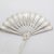 1970s Vintage Italian Handmade Silver Florentine Fan with Tassel Figurine, Florence, 1970s For Sale - Image 5 of 10