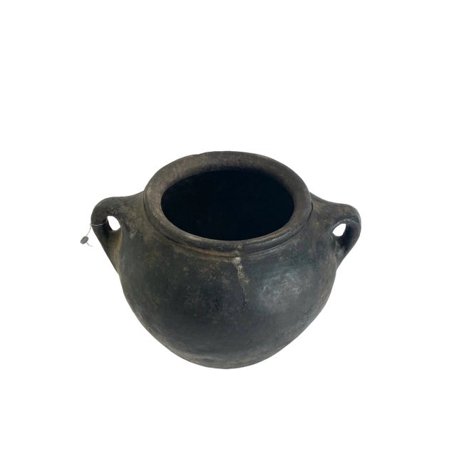 Rustic European Antique Turkish Yoghurt Pottery Vessel For Sale - Image 3 of 9