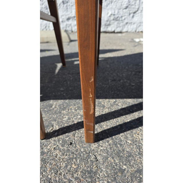 1960s Walnut Dining Chairs by Harvey Probber - Set of 4 For Sale - Image 9 of 9