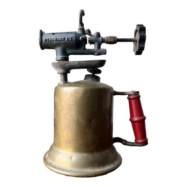 Vintage Turner Brass Blow Torch For Sale