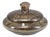 Bowl with Glass Lid and Silver Decorations For Sale