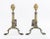 American American Empire Brass Andirons, 19 C For Sale - Image 3 of 6